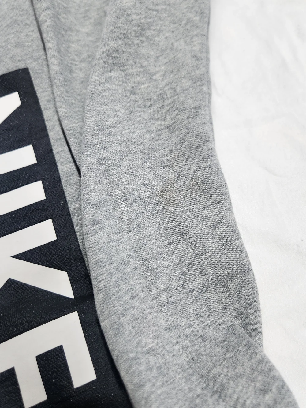 Nike Gray 'NIKE AIR' Logo Track Joggers